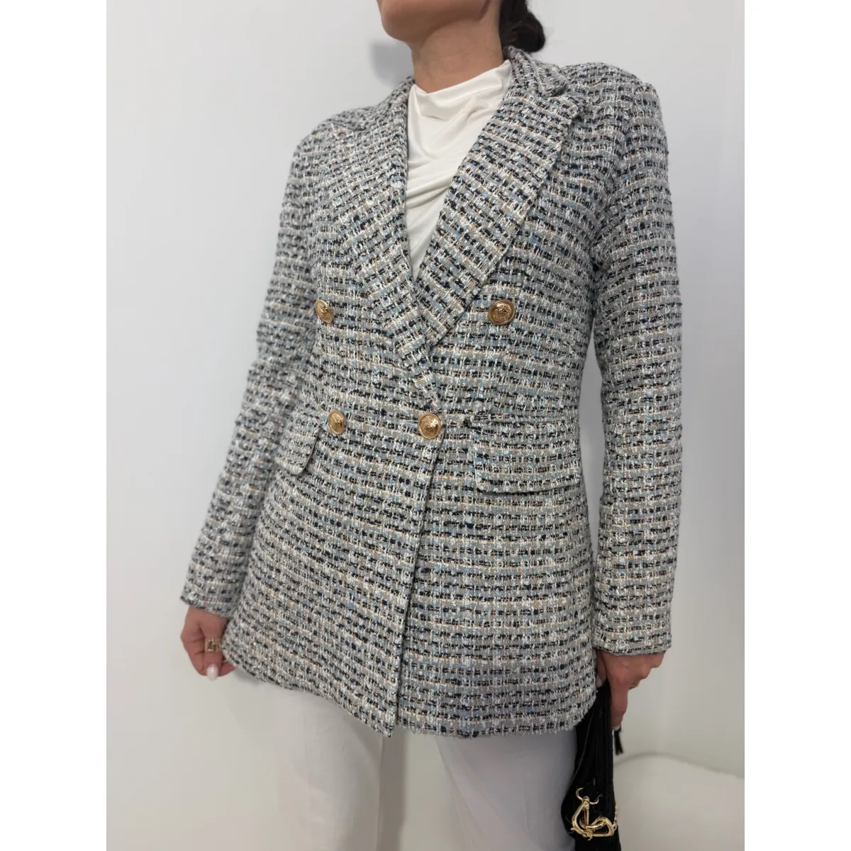 Marynarka COCO w odcieniu niebieskiego rozmiar S