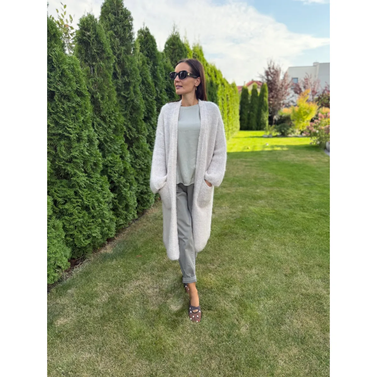 Wiskozowa bluzka NAOMI w odcieniu fango