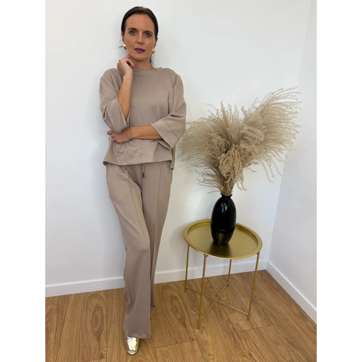 Wikozowy SET MIRA w odcieniu fango