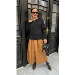 Moherowy sweter KASJANA w kolorze czerni