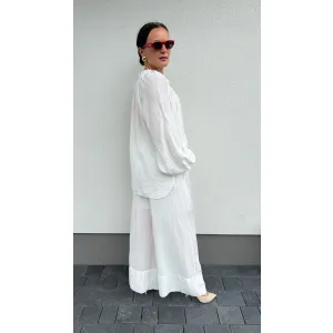 Lekki set z Stencelu ANDA w odcieniu bieli