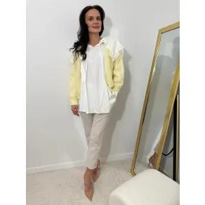 Bawełniana koszula BABYDOLL w kolorze śnieżnej bieli