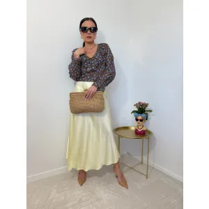 Bawełniana spódnica LARA w kolorze  słońca