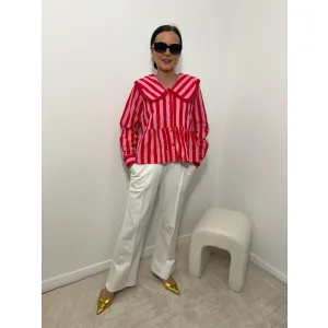 Bawełniana koszula SANTINA w paski