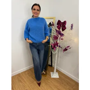 Bawełniane spodnie LORO w kolorze ciemnego granatu