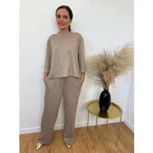 Wikozowy SET MIRA w odcieniu fango