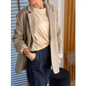 Marynarka Oversize Elemento w kolorze kremowa latte