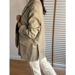 Marynarka Oversize Elemento w kolorze kremowa latte