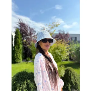 Stylowy kapelusz CAPPELLO w odcieniu niebieskiego morza