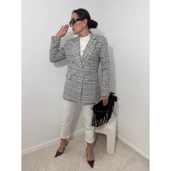 Marynarka COCO w odcieniu niebieskiego rozmiar S