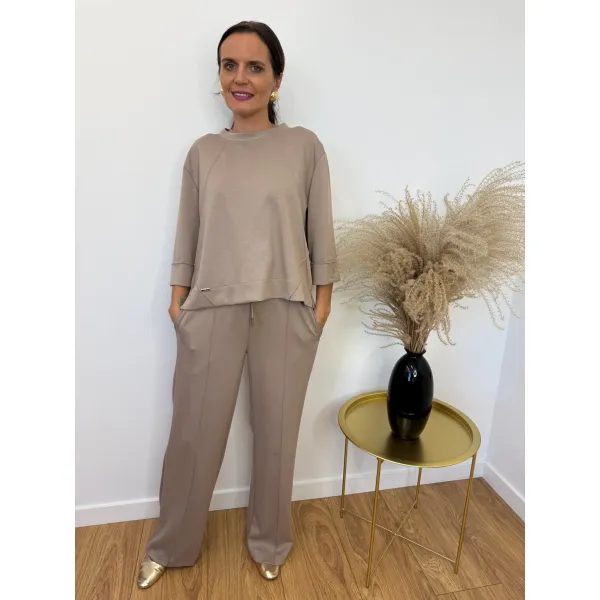 Wikozowy SET MIRA w odcieniu fango